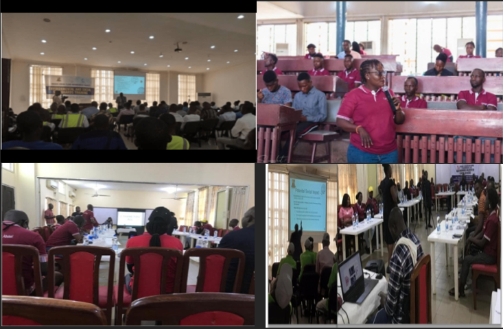 Training Staff members across region in Nigeria
